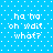 Pixelated blue background with white dotted pattern and repeated text phrases in white pixel font.
