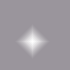 Six diamond-shaped white light effects on a gray background, varying in size and brightness with some having small secondary glows.