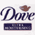 Pixelated static icon featuring stylized dark blue text "Dove" with a brown bird silhouette above the letter O, and a rectangular dark blue banner below containing indistinct white text.