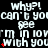 Black background with white pixelated text repeating 'why? can't you see i'm in love with you' and red heart symbols scattered throughout.