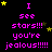 Pixelated text and stars on black background with yellow star accents, repeated in a pattern