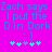 Pixelated text on bright pink background with repeated phrases, smiley face, and star-like symbols.