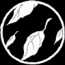 Six circular white icons on black background with stylized nature and abstract symbols, plus text 'afi' and 'Sing the Sorrow' below.