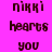 A static image with a bright pink background displaying repeated text elements in dark brown pixelated font, arranged in a pattern with some text partially obscured by white rectangular overlays
