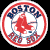 A static digital image with a black background displays the Boston Red Sox logo and red text stating 'I root for two teams The Yankees and whoever Beats The red sox'.