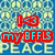 Pixelated text on a patterned background with 'I <3 my BFFLS' in red, 'Sabrini, Kate,' in blue, and 'Kaylee, and Shannon!' in green.