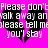 Pixelated text and black shapes on bright pink background with repeated phrases.