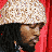 A 4-frame contact sheet of a pixelated animated icon featuring four distinct individuals against a solid red background, each with unique clothing and headwear styles.