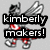 Pixelated cartoon character with wings, red and white striped outfit, black mask-like face, running pose on gray background.