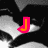 six grayscale cat faces with pink and orange text letters J, O, R, D, A, N overlaid on each