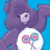 A pixelated Care Bear icon with a purple bear on the left and 'Share Bear' text on the right, displayed in a contact sheet layout.