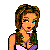 Pixelated cartoon-style icon featuring two characters with 'Love Always' text and pink hearts, dated 9-2-01.