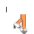 Pixelated animation of orange legs in white shoes performing tap dance moves with text labels 'Am', 'Danc'n', and 'Gurl' on a white background.
