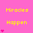 Yellow text 'Miracles' and 'Happen' on pink background with animated heart symbols appearing in
