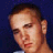 Animated contact sheet of a pixelated Eminem icon with text overlays and repeated 'MINE' phrases across frames.