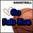 Six basketball-themed buddy icons arranged in a , each featuring a player name and number over a basketball background with 'BASKETBALL' text at the top