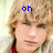 A four- shows a person with light brown hair and a red shirt, with blue pixelated text above each reading 'oh', 'my', and 'hottness' across the top two and bottom left