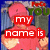 Pixelated image of a person in red clothing with text overlays, showing animation changes across four