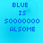 Blue pixelated text on cyan background arranged in four identical quadrants with no visible animation changes.
