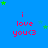Blue background with red text "i love you<3" repeated in a , green stars scattered throughout, gray rectangle in bottom-right corner