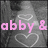 A grayscale image with pink text overlays and white heart outlines, showing a person in a dark setting.