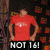 A split- image shows a person in red shirt with 'NOT 16!' text and another with 'YO that's illegal I CAN'T BAN IT' text over a wavy line