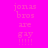 Pixelated text 'jonas bros are gay !!!!!' on a pink-to-blue gradient background with four identical frames showing different gradient intensities.