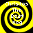 Four identical yellow and black spiral icons with white text reading "Christos The Best Wog" arranged in a on a black background