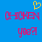 Blue background with yellow pixelated heart above red text reading 'CHICKEN' and 'yee?' in two identical side-by-side