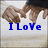 A four- shows hands holding a white surface with blue text; the top-left reads "I LoVe" and the bottom-left displays "2 DeAtH!!!"