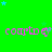 Green background with repeated pink text and blue stars, partially obscured by a gray rectangle.