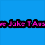 A split-screen image with a blue background on the left and a person lying back in a chair on the right, overlaid with pixelated text.