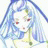 Pixelated anime-style character with blue hair and red eyes on left, black background with white text "Anime IM" and stylized "cOM" logo on right in a 2x1 contact sheet layout.