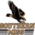 Pixelated image of a flying bird with outstretched wings above stylized text reading 'BOOTLEG MIR' on a white background.