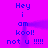 Pixelated text on a purple background with two identical side-by-side showing sequential animation frames