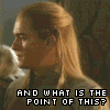 Six- shows a character with long blonde hair and beard in various poses, including drinking from a mug and displaying text overlays