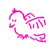 Two pink cartoon fish icons on gray background; left icon has tangled lines, right icon shows simplified shape with rectangular block.