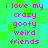 Pixelated text in bright pink reads 'i love my crazy goofy weird friends' over a green and cyan checkered background.