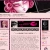 Pixelated pink and white abstract shape with dark background elements, displayed within a grid of other pixelated images on a light pink interface.