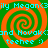 A static image with four identical spiral patterns in orange and green, overlaid with cyan text reading "ily Megan<3ily Megan<3" and "and Novak<3nd Novak<3" across two