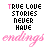 Animated icon with 'TRUE LOVE STORIES NEVER HAVE endings' text, alternating pink and black lettering across frames.