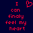 Red pixelated text on dark blue background with a heart symbol replacing 'love' in the phrase.