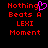 Red pixelated text "Nothing Beats A LEXI Moment" on black background with a purple heart symbol replacing the 'o' in Nothing.