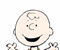 Two identical cartoon heads with round faces, black eyes, and wide smiles stand side-by-side above small bone-shaped objects on a white background.