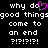 Black background with white pixelated text repeating 'why do good things come to an end?!?!!' and a pink heart symbol replacing the letter O in 'do'.