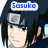 Animated icon featuring three anime-style characters with text labels: Sasuke, Naruto, and Dever, each in separate