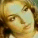 Six cropped close-up images of a person with light brown curly hair in various poses and expressions, displayed in a