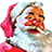 Pixelated Santa Claus image with red text reading 'There's A Fat Guy in my CHIMNEY!' on white background.