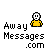 Pixelated character in yellow shirt with white head, shown in multiple states including speech bubble and hand gesture, over gray background with text.