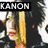 A pixelated image of a person with black and blonde hair, showing text labels 'KANON' and 'MICHELLE', plus symbols including a plus sign, equals sign, and heart.